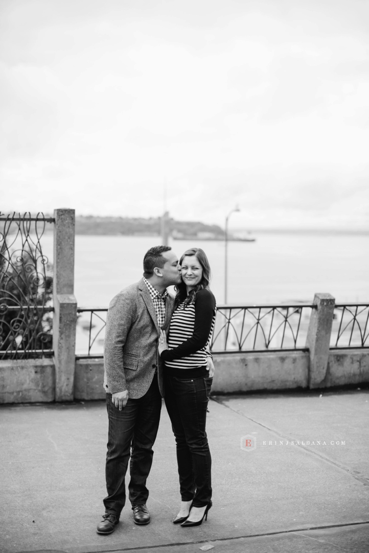 Seattle Engagement Session at the Public Market and Pier
