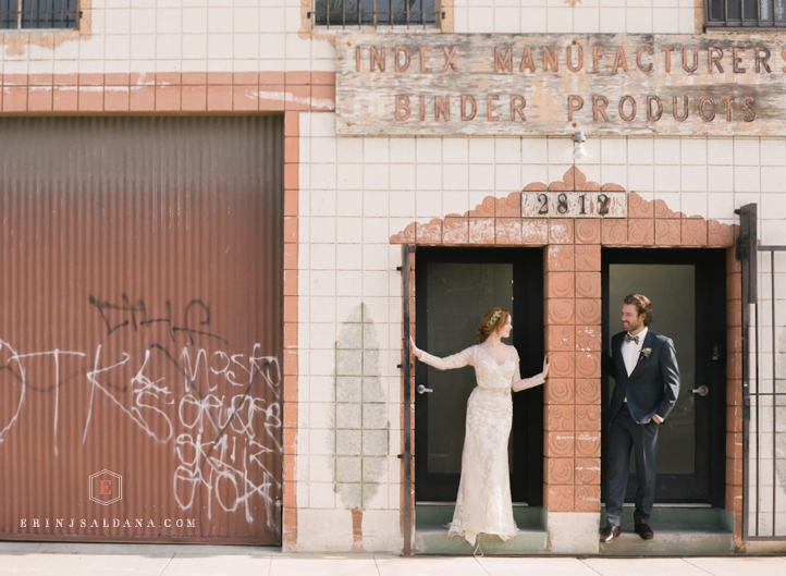 Urban & Romantic vintage wedding at the Elysian in Los Angeles