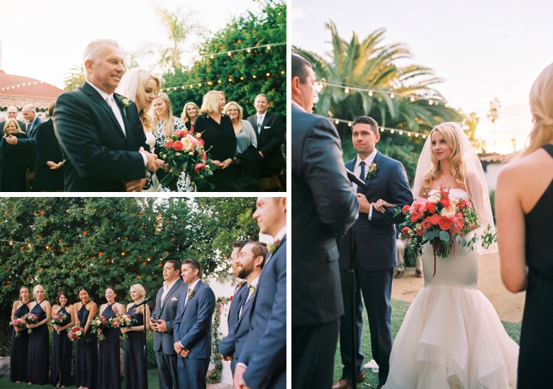 Charming and Colorful Fine Art Film Wedding Photography at Casino San Clemente