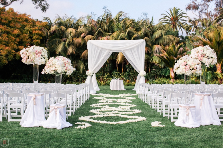 Elegant Jewish Destination Wedding Ceremony at the Four Seasons Biltmore Santa Barbara