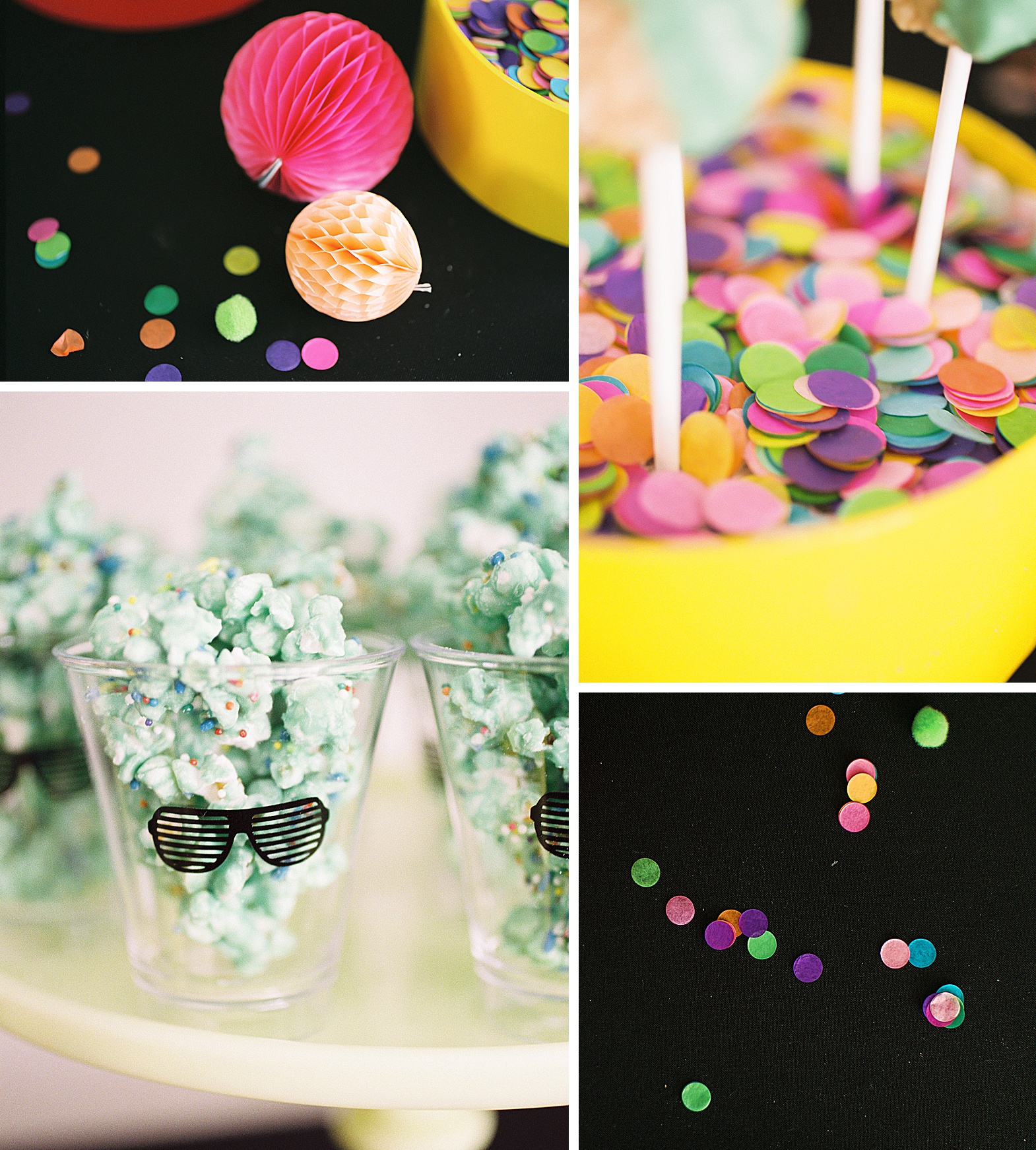 Color Confetti Balloon Animal Birthday
